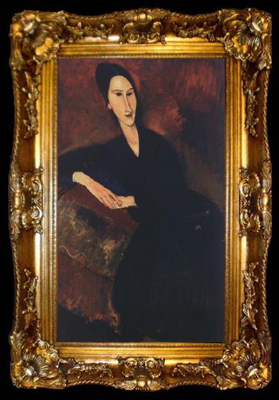 framed  Amedeo Modigliani Anna Zoborowska (mk39), ta009-2